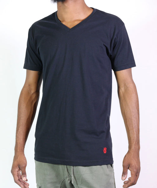 3-Pack Essential V-Neck Tee - Black | ESSENTIALS | Fear of God